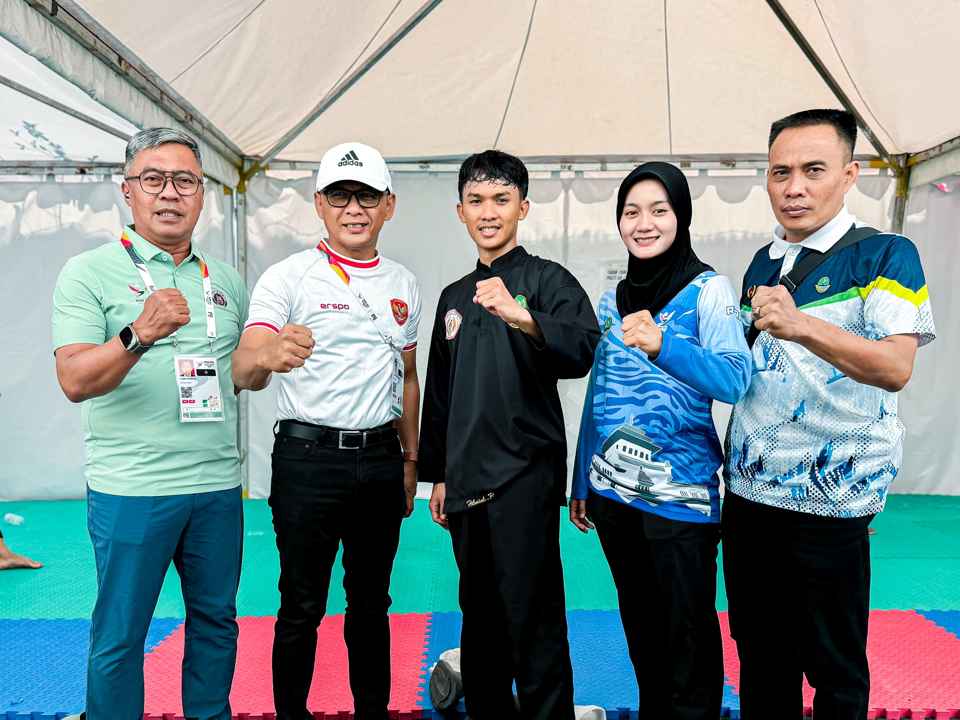 Pj Wali Kota Bogor Dukung Langsung Atlet Kota Bogor di PON XXI Aceh - Sumatera Utara