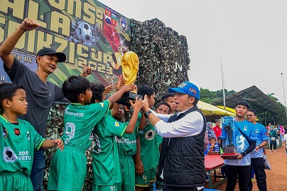 SSB Tunas Cileungsi Juara 1 Piala Danpusdikzi Cup 2023